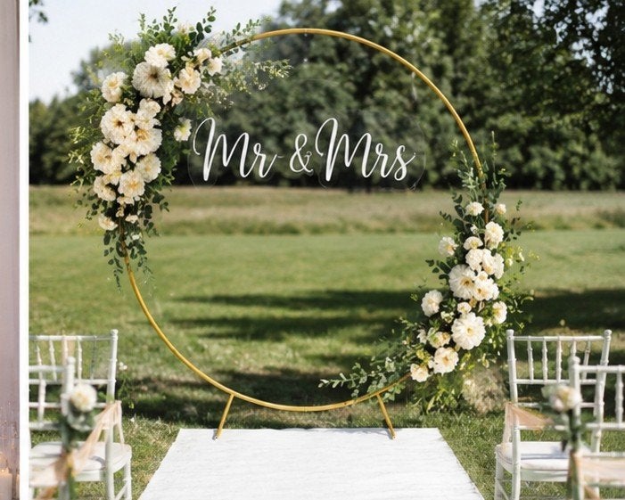 bruiloft decoratie circle backdrop, Ophalen of Verzenden, Nieuw, Geboorte of Huwelijk
