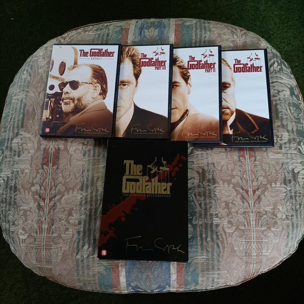 The Godfather DVD Boxset - Zo goed als nieuw, Cd's en Dvd's, Dvd's | Thrillers en Misdaad, Maffia en Misdaad, Vanaf 16 jaar, Boxset