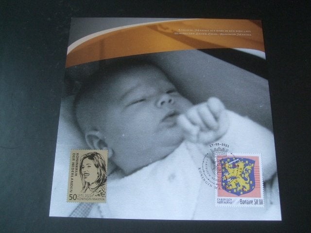 Bonaire Koningin Maxima leuk, Postzegels en Munten, Verzenden, Na 1940