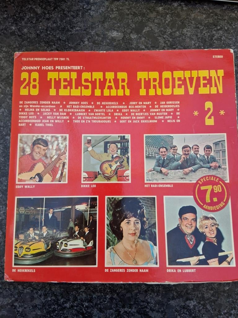 28 Telstar Troeven 2 - Diverse Artiesten LP, Complilatie, Ophalen of Verzenden, Gebruikt, 12 inch