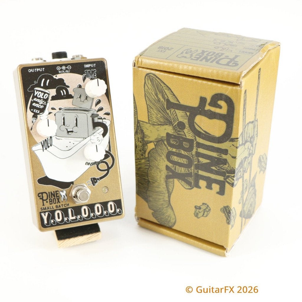 Pine-Box Custom Effects Y.O.L.O.O.O. Overdrive, Muziek en Instrumenten, Effecten, Volume, Gebruikt, -, -
