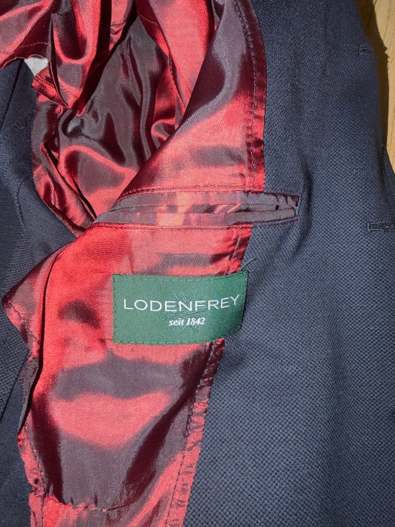 Blazer lodenfrey., Ophalen of Verzenden, Zo goed als nieuw, Maat 48/50 (M), Blauw