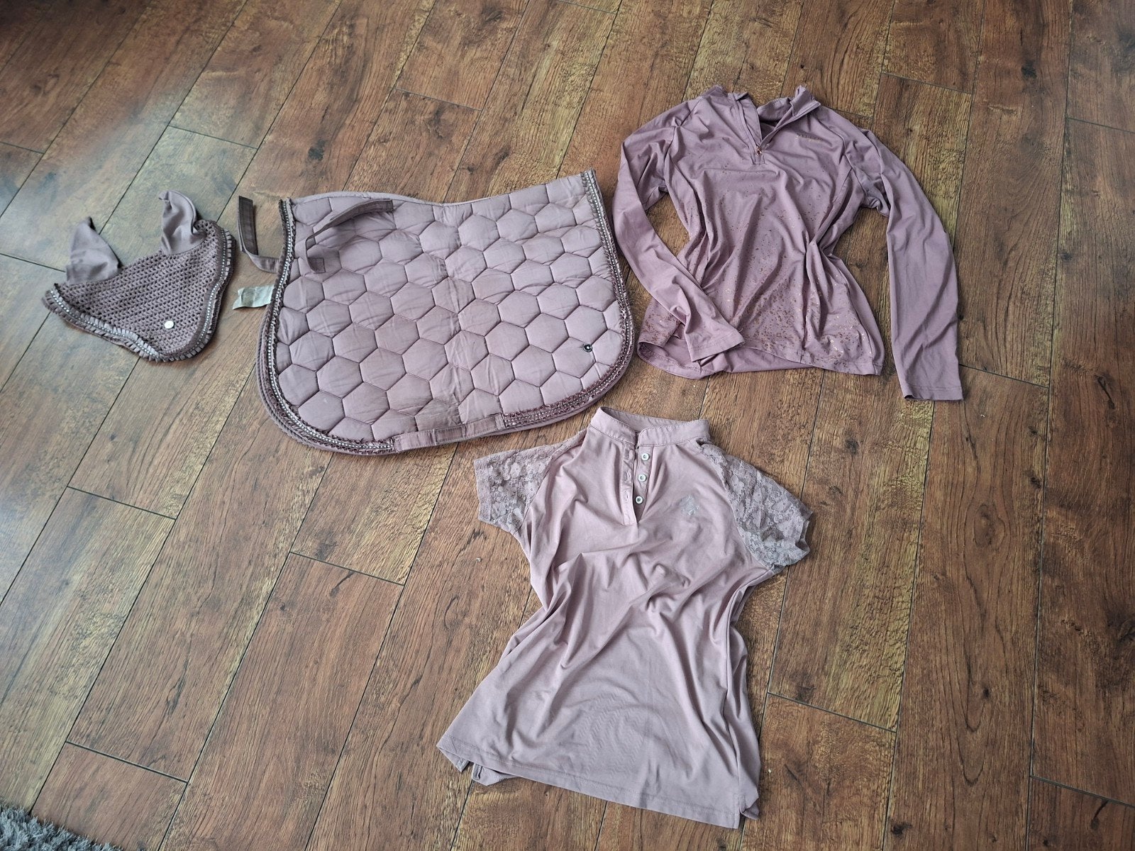 leuke roze setje full, Full (L), Gebruikt, Ophalen of Verzenden, Roze