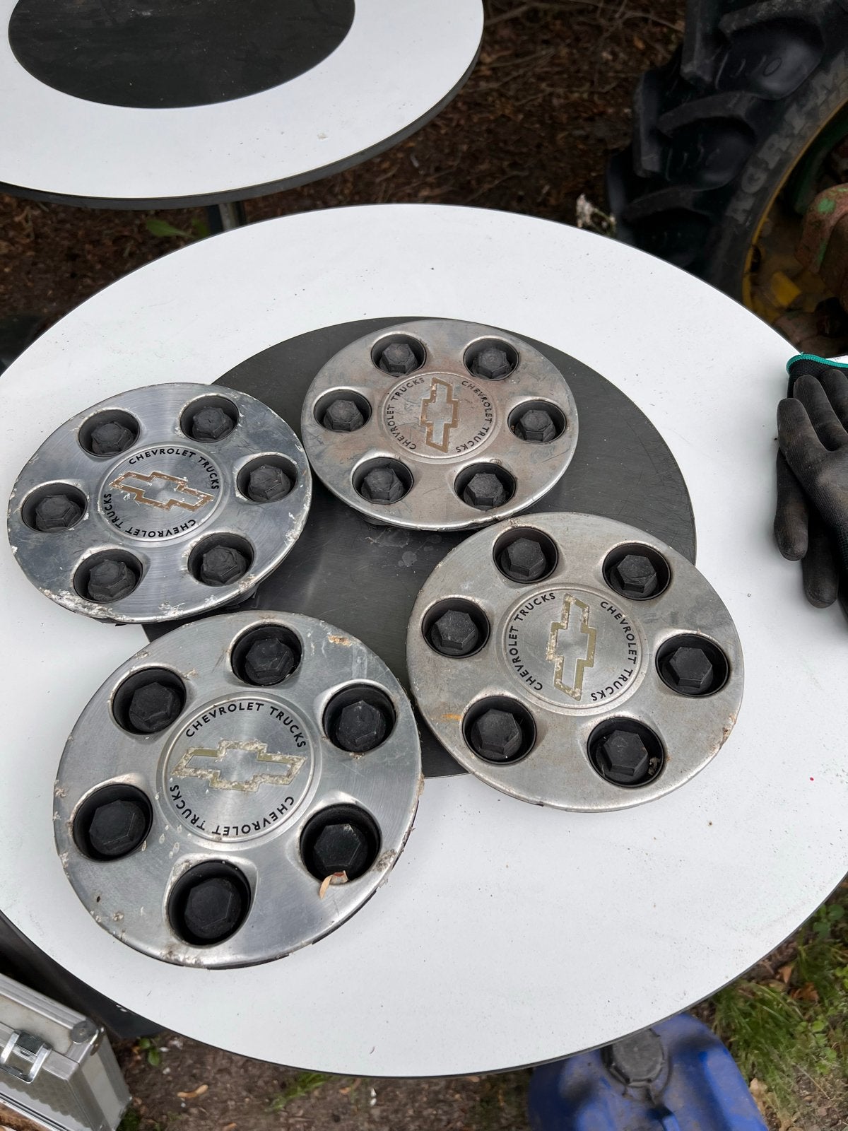 Set van 4 Chevrolet Silverado wieldoppen, Ophalen of Verzenden, Gebruikt, Chevrolet