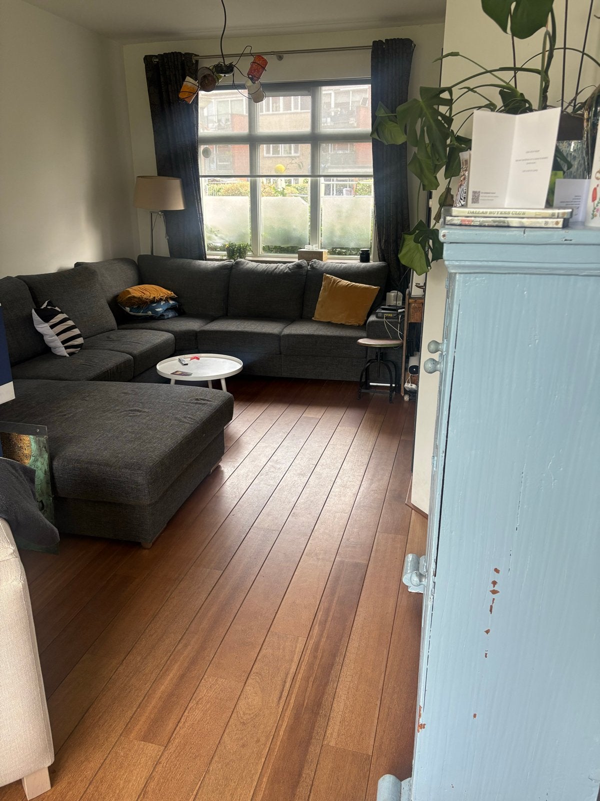 Gratis U-model hoekbank met sofa, Huis en Inrichting, Banken | Bankstellen, Gebruikt, Hoekbank, 300 cm of meer, Ophalen of Verzenden