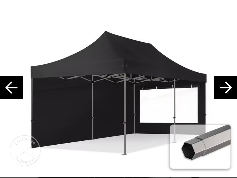 Partytent 3x6 te huur Almere Amsterdam Gooi, Ophalen, Zo goed als nieuw, 5 tot 8 meter