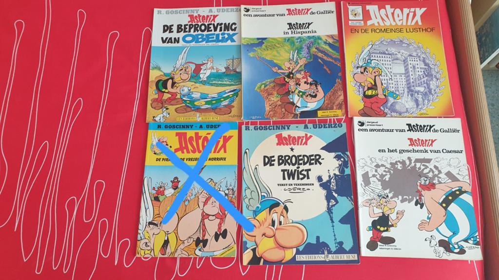 Asterix stripboeken - Diverse titels, Meerdere stripboeken, Ophalen of Verzenden, Gelezen, René Goscinny en Albert Uderzo