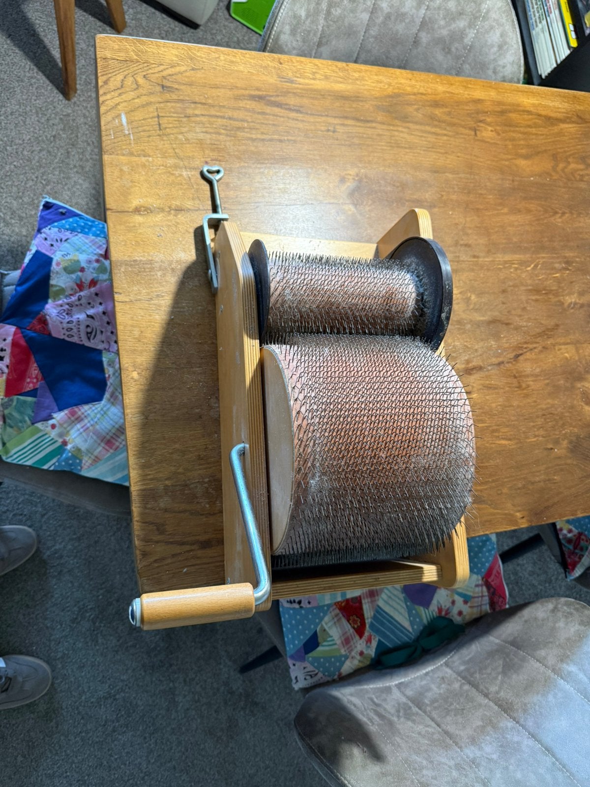 Louët Kaardemolen - Wolkaarder - Drum Carder, Ophalen of Verzenden, Gebruikt, Overige typen