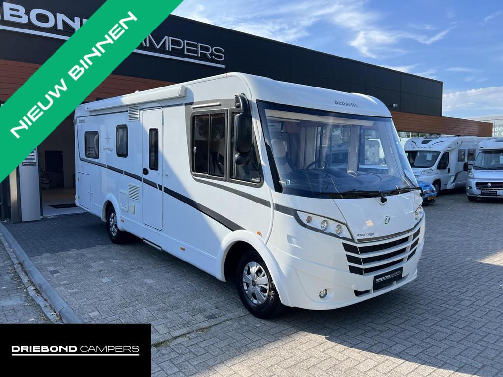 Dethleffs Advantage 7051 DBM Queensbed Hefbed Maxxfan Zonnep, Integraal, Airbags, 7 tot 8 meter, Elektrische ramen