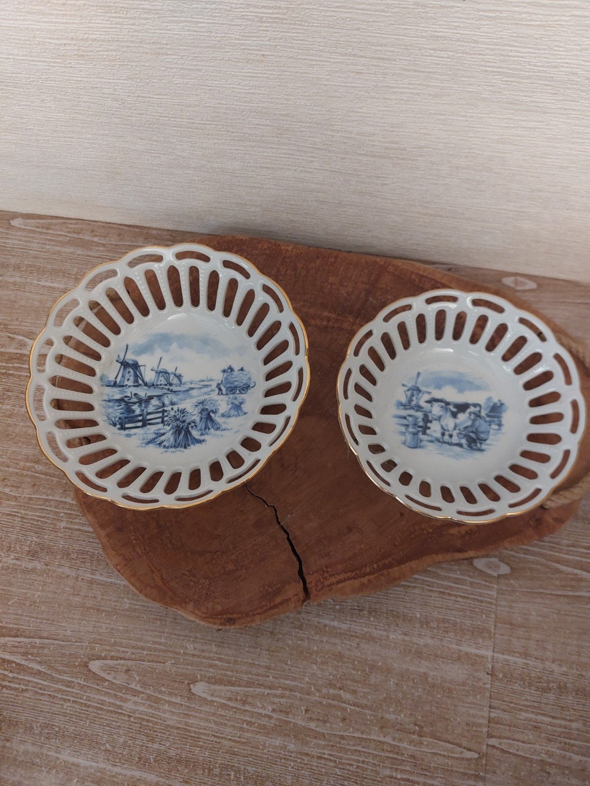 2 brocante schaaltjes PM, Ophalen of Verzenden