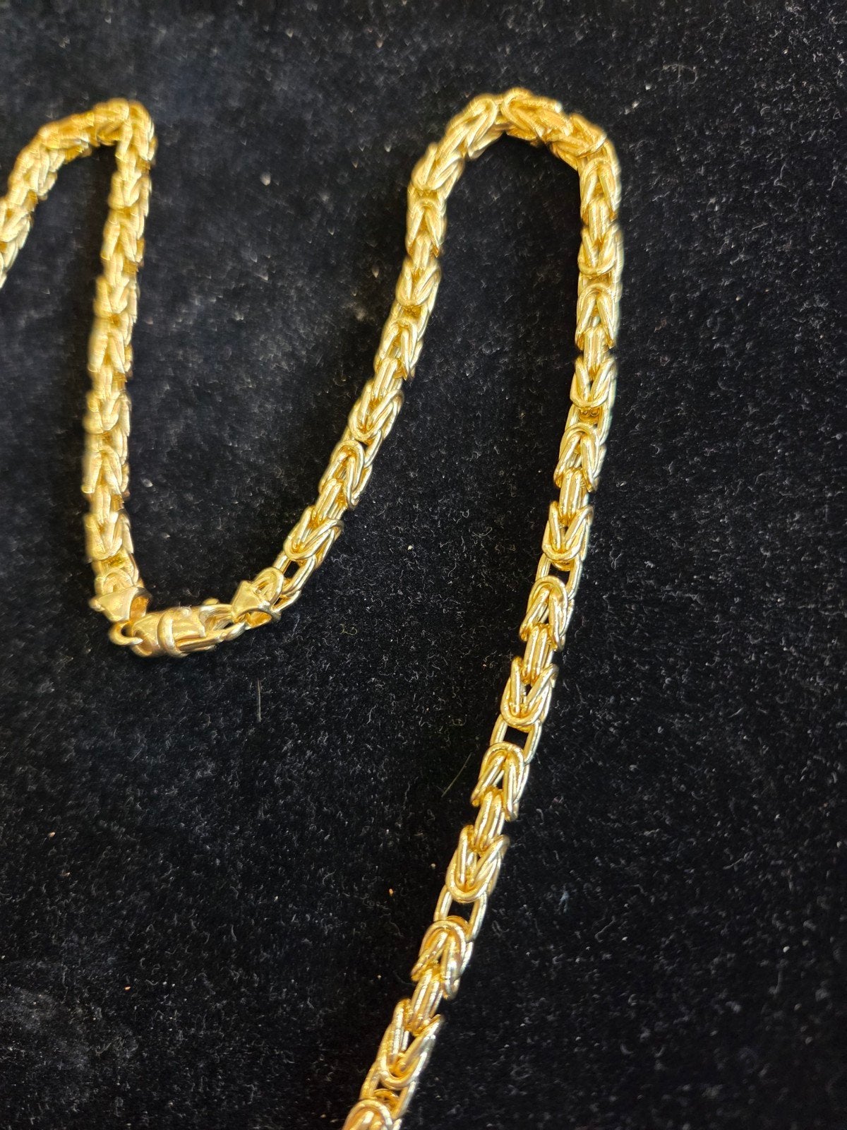 14 k gouden koningsketting 34,7 gram 66 cm, Ophalen of Verzenden, Nieuw, Goud, Goud