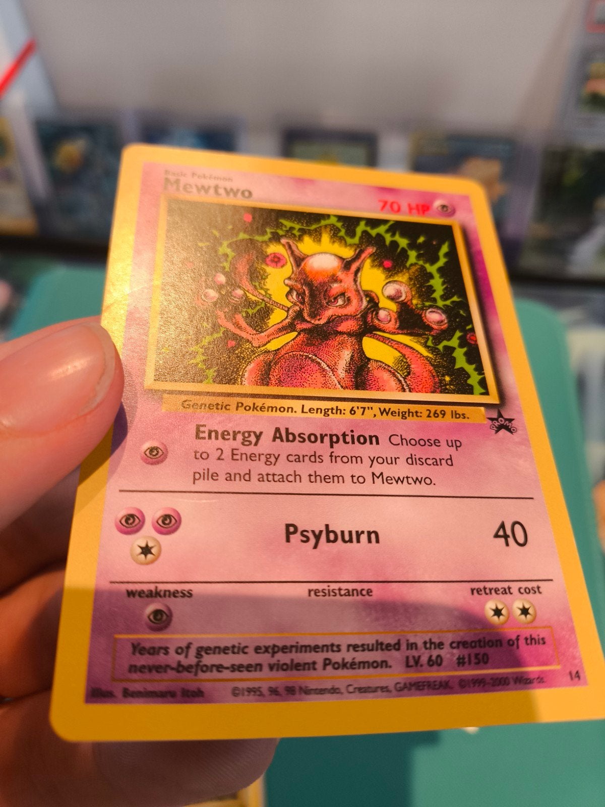 Zeldzame Pokémon kaarten: Mewtwo, Pikachu, Misdreavus, Ophalen of Verzenden, Gebruikt