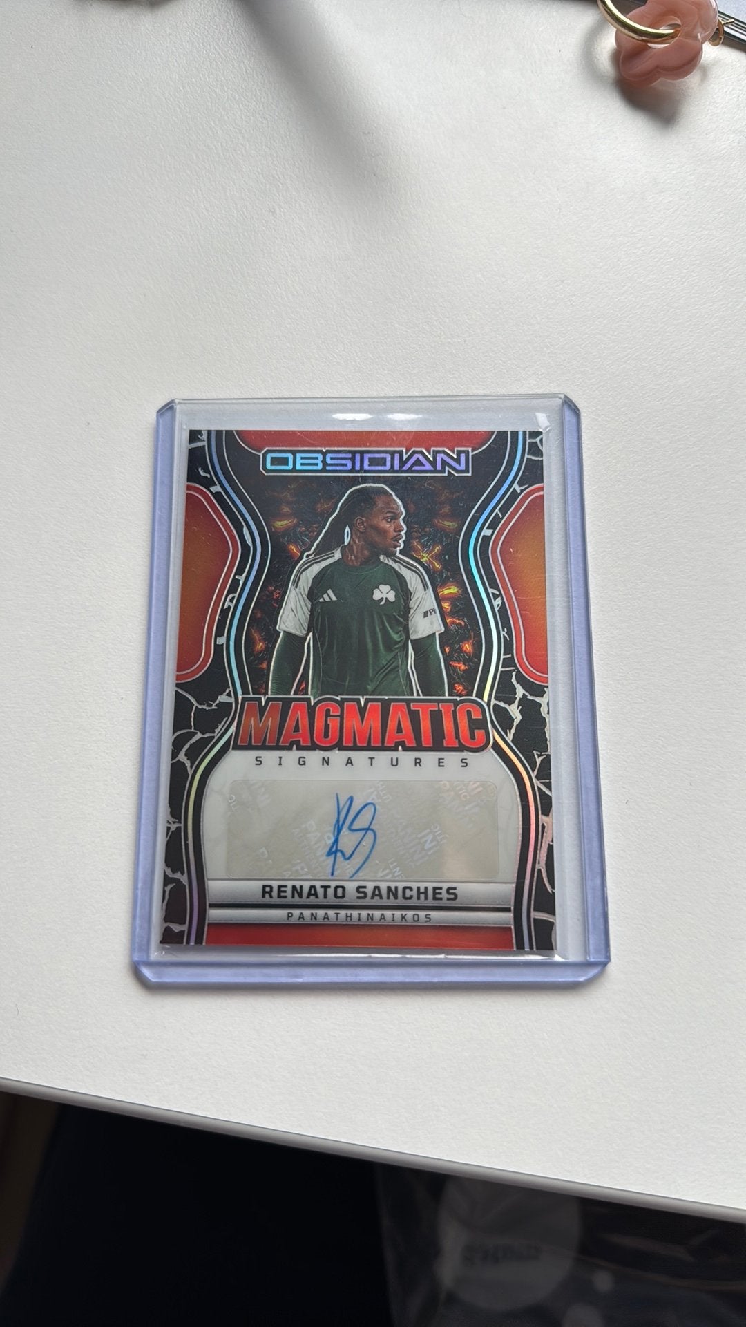 Panini Obsidian Renato Sanchez /199 Autograph Magmatic, Ophalen of Verzenden, Zo goed als nieuw, Buitenlandse clubs, Poster, Plaatje of Sticker