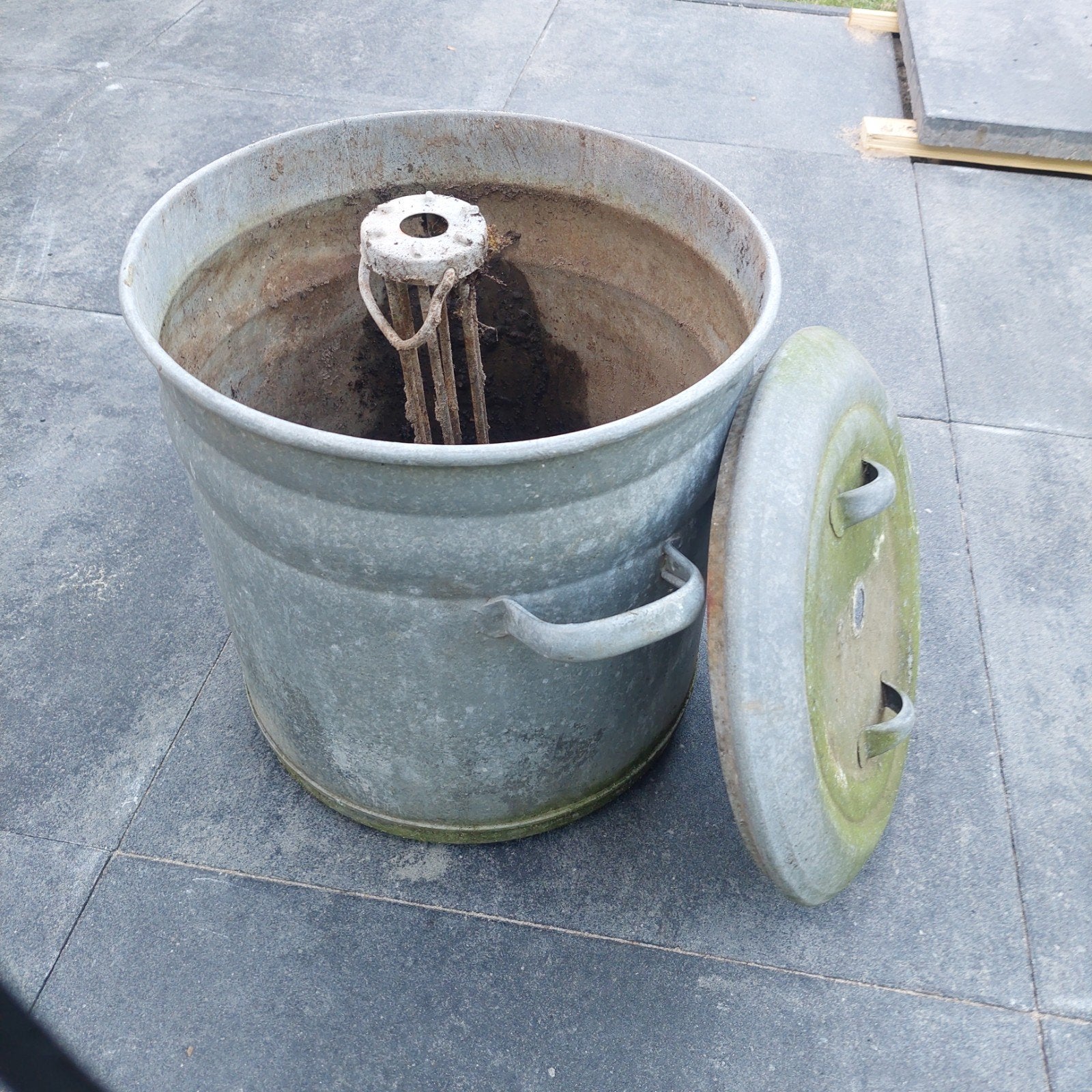Decoratief brocant zinken inmaakketel, weckketel €10,-!!!!!!, Ophalen