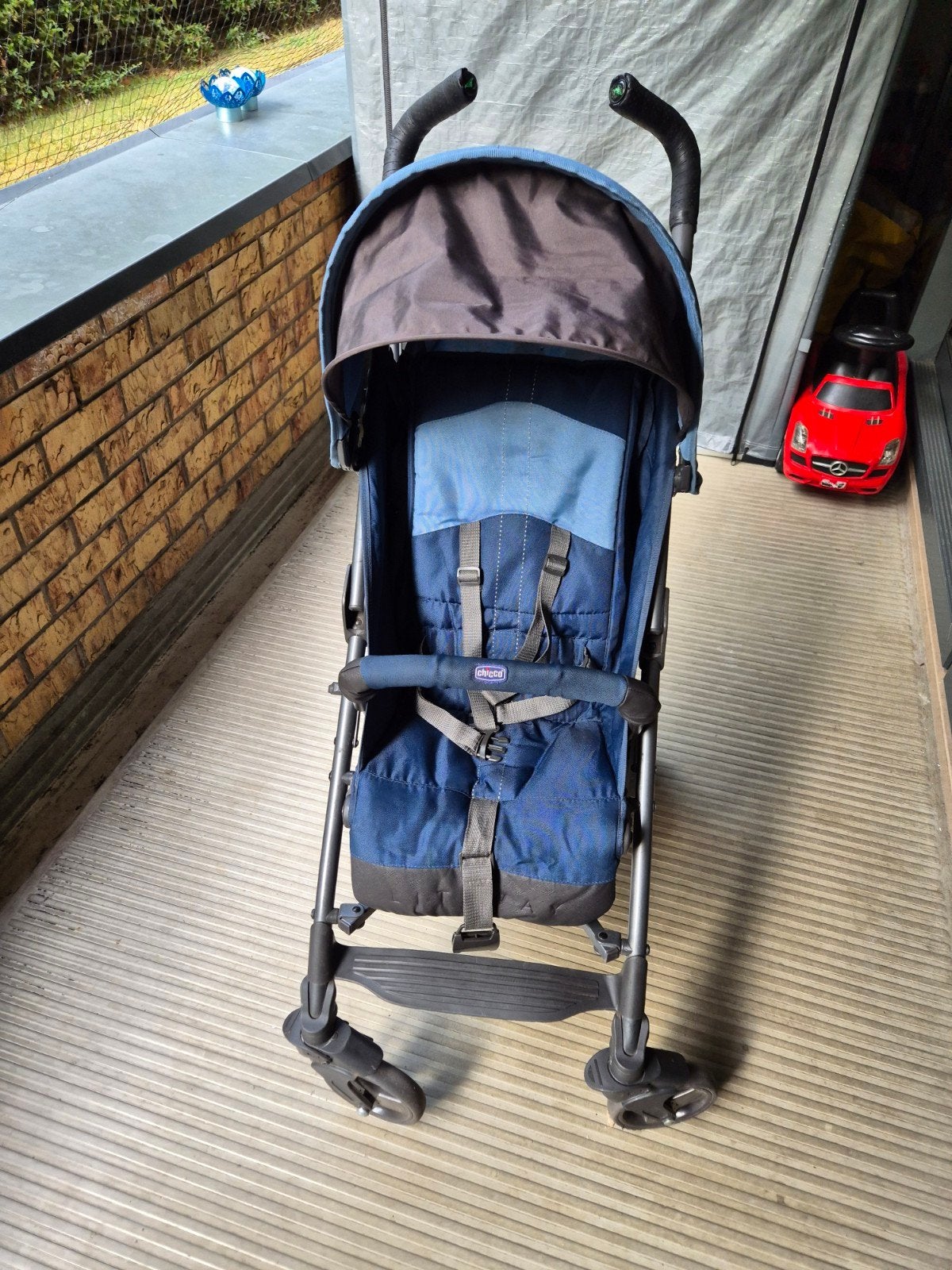 Chicco Lite Way buggy met extra lange zonneklep, Ophalen, Gebruikt, Overige merken, Verstelbare rugleuning