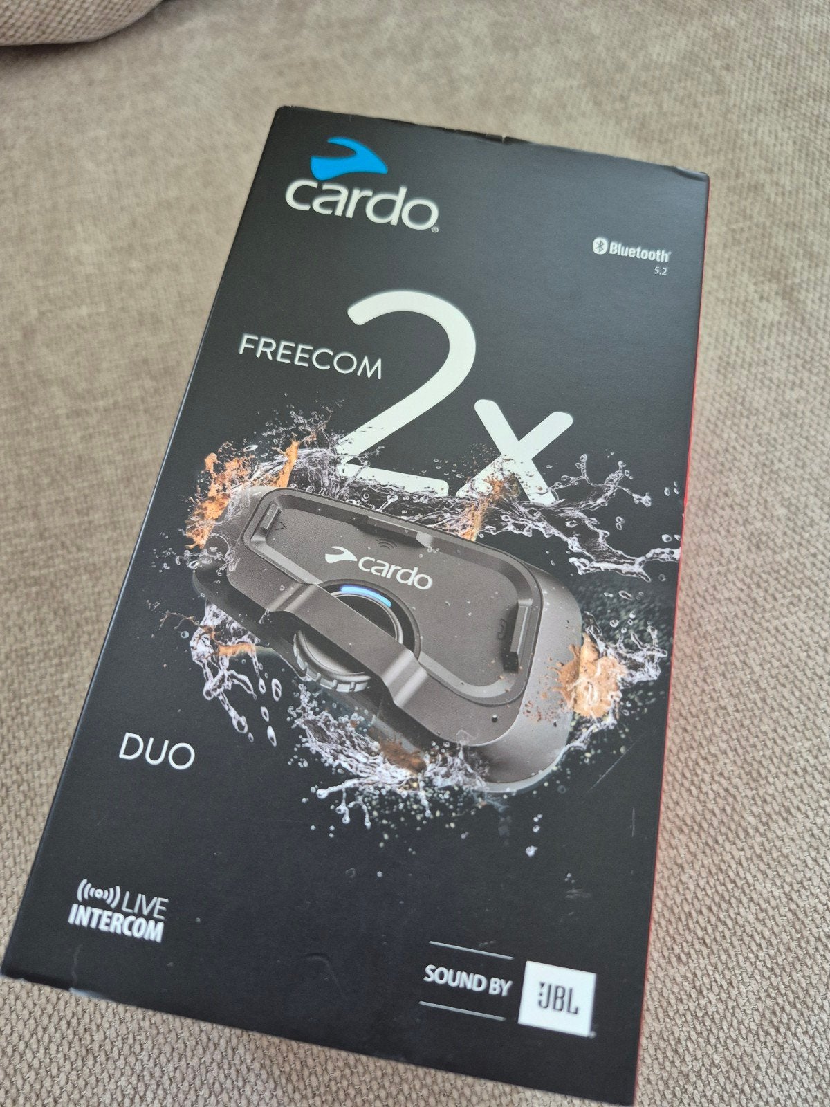 Cardo FREECOM 2x DUO Bluetooth Intercom JBL Geluid, Motoren, Accessoires | Overige, Ophalen, Nieuw