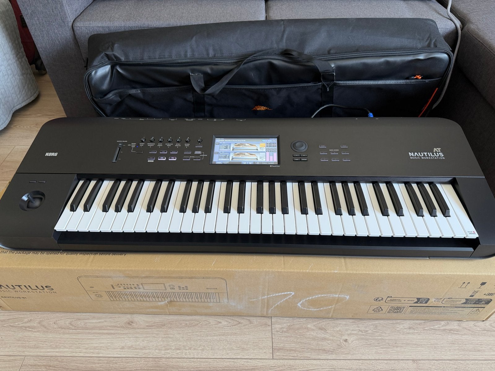Korg Nautilus 61AT Music Workstation - Zo goed als nieuw