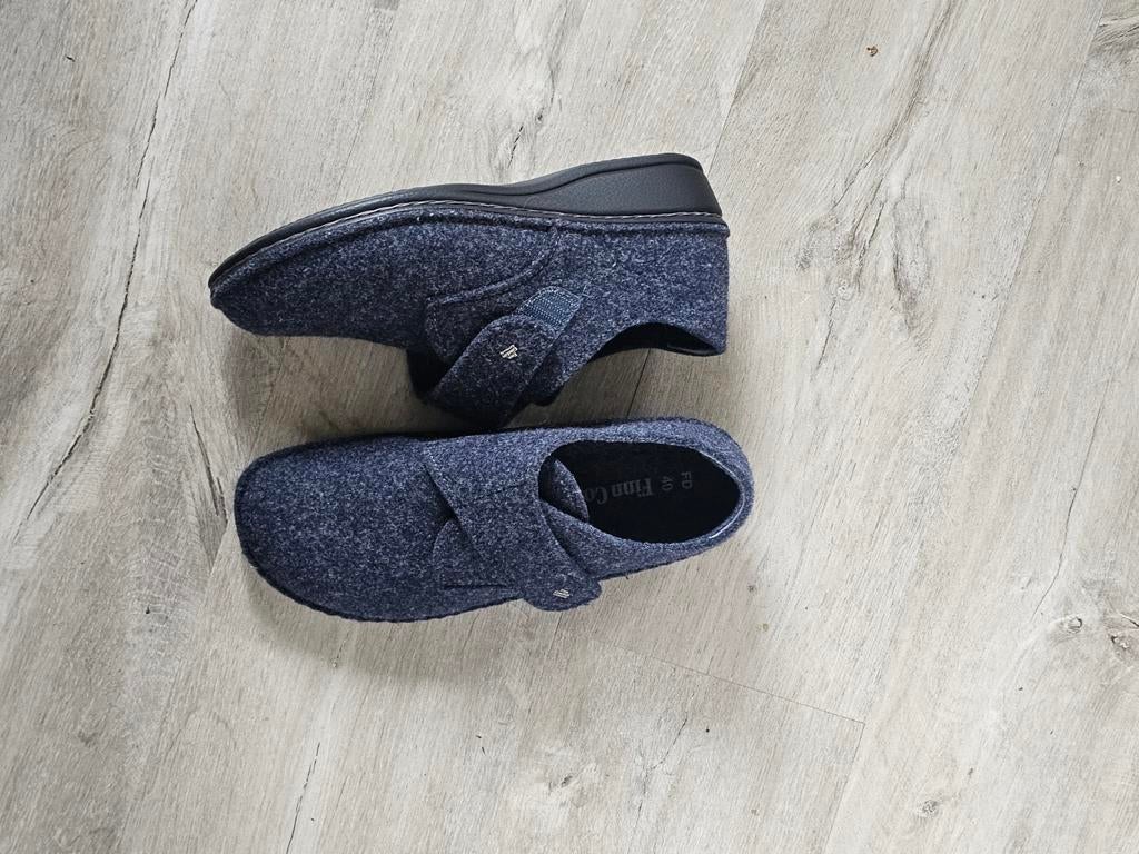 Nieuwe pantoffels FinnComfort blauw grijs wollen vilt. 40, Kleding | Dames, Blauw, Nieuw, Ophalen of Verzenden, Finn comfort