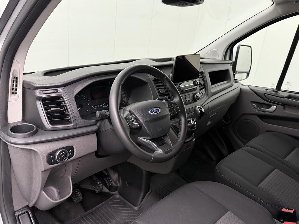 Ford Transit Custom 2.0TDCI 130PK Dubbele Cabine | Navigatie, Auto's, Voorwielaandrijving, Stof, 4 cilinders, 2500 kg