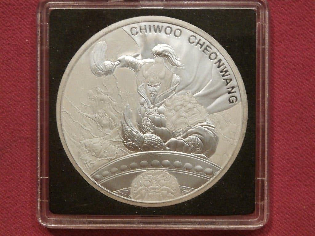 SOUTH KOREA. ONE OUNCE. 2021., Ophalen of Verzenden, Zilver