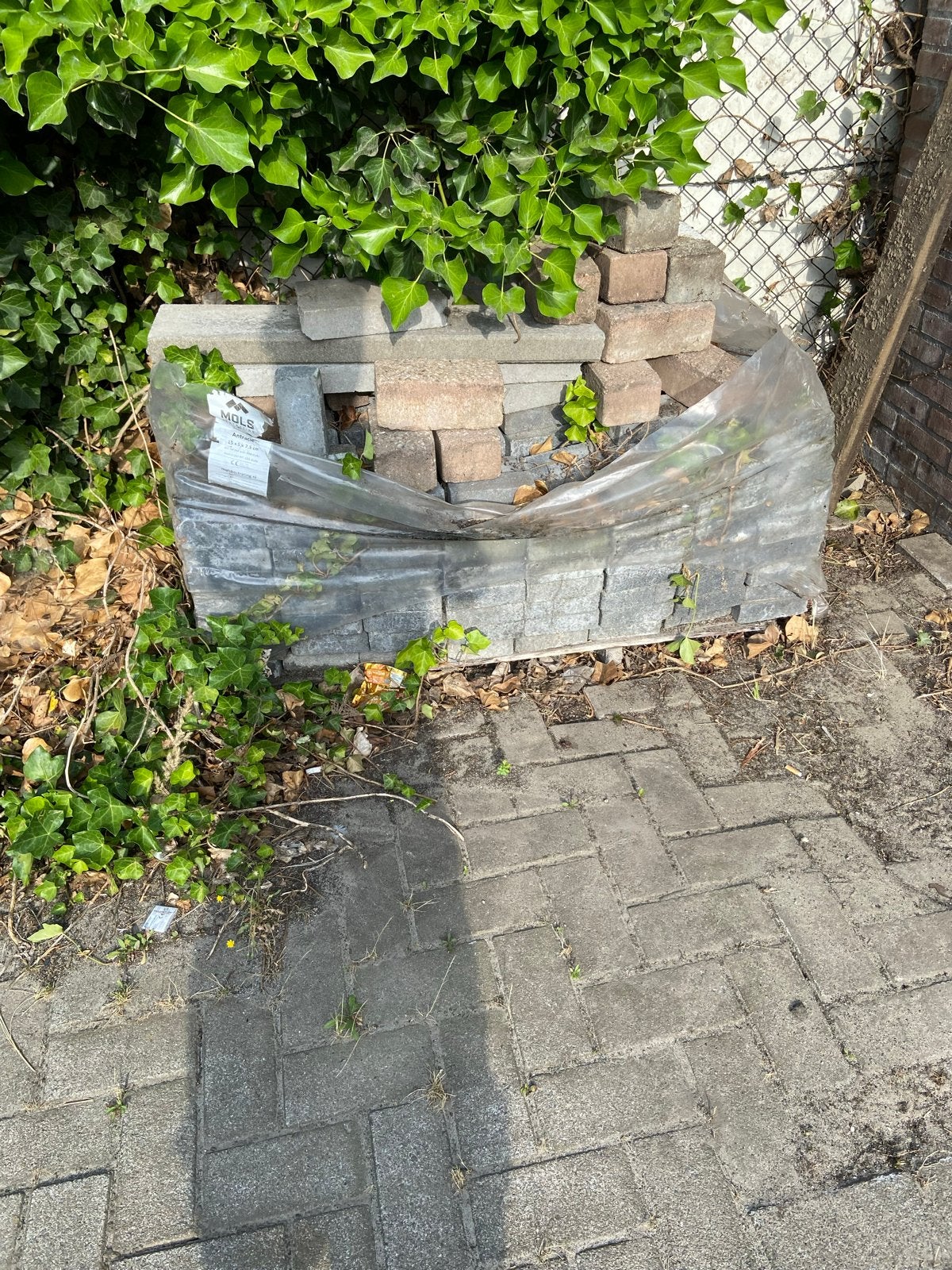 Mols Bestrating Antraciet stenen 15x5x7.5 cm, Tuin en Terras, Tegels en Klinkers, Ophalen, Overige materialen, Overige typen, Nieuw