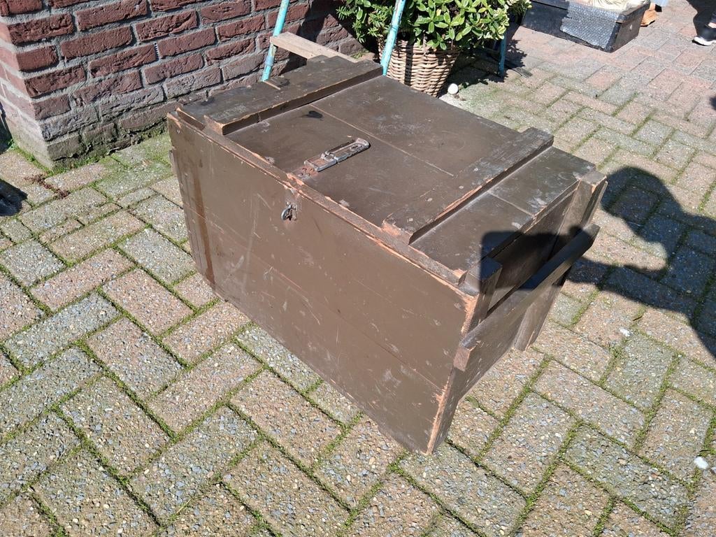Duitse munitie kist, Ophalen of Verzenden