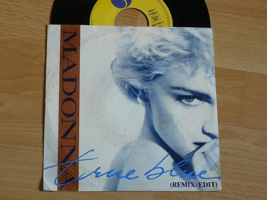 single Madonna * True blue (remix/edit) / Holiday, Verzenden, Gebruikt, Pop