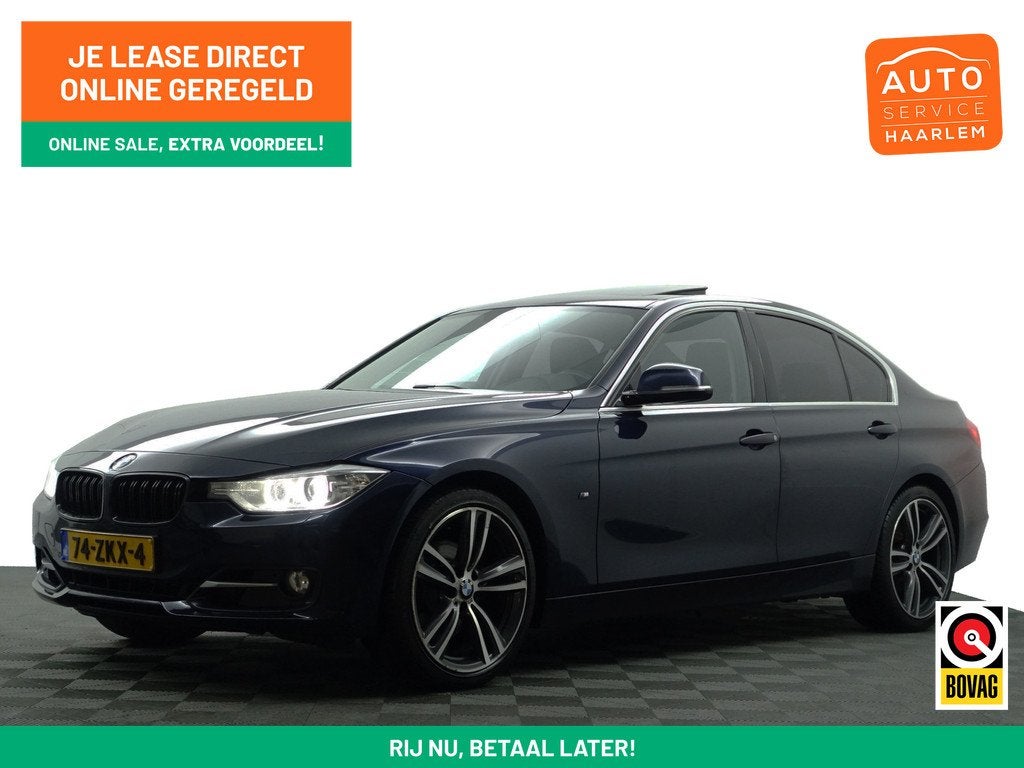 BMW 3-serie 320i M Sport Aut- Schuifdak, Xenon Led, Park Ass, Auto's, BMW, Achterwielaandrijving, Gebruikt, 4 cilinders, Met garantie (alle)