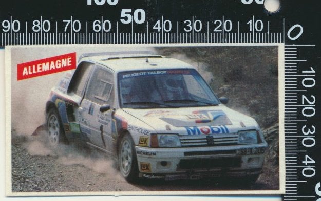 Sticker: Peugeot - Rally (4), Ophalen of Verzenden, Zo goed als nieuw, Auto of Motor