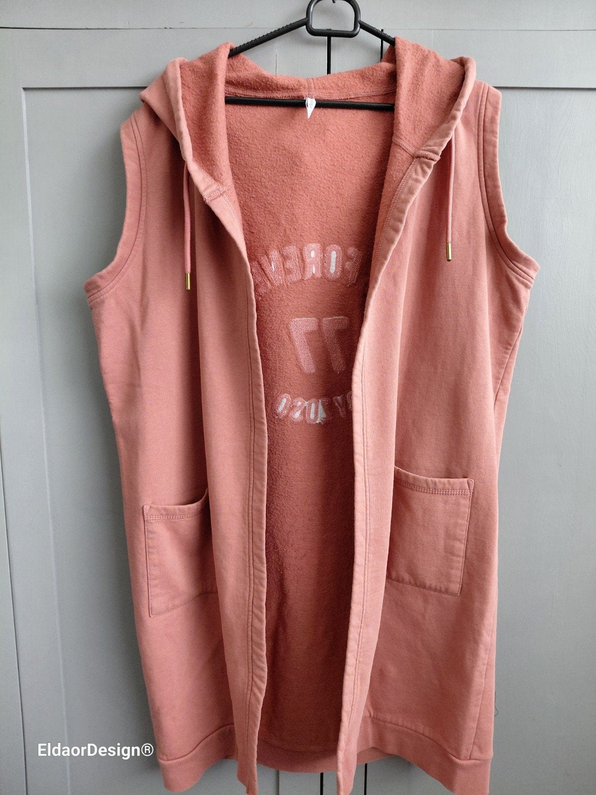ZOSO mouwloos vest met capuchon - roze/zalm - maat XXL, Kleding | Dames, ZOSO, Maat 46/48 (XL) of groter, Ophalen of Verzenden