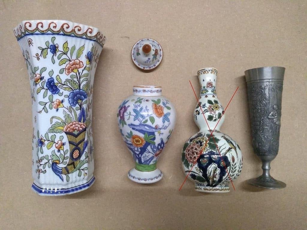 3 mooie VAZEN ( 2e van rechts is verkocht )., Antiek en Kunst, Ophalen of Verzenden