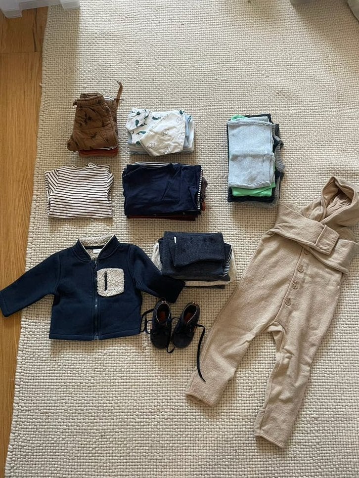 Kleding pakket maat 68/74/80 wol en katoen, Ophalen of Verzenden, Zo goed als nieuw