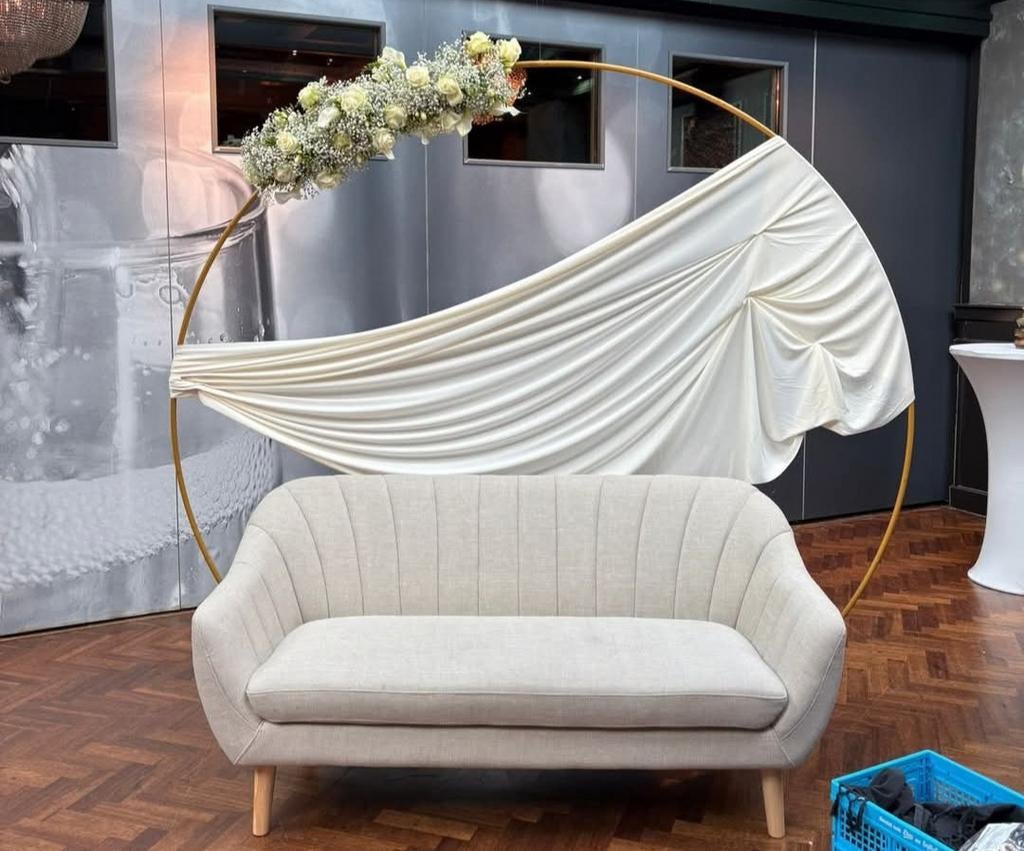 Backdrop met trouwbank, Ophalen of Verzenden, Geboorte of Huwelijk
