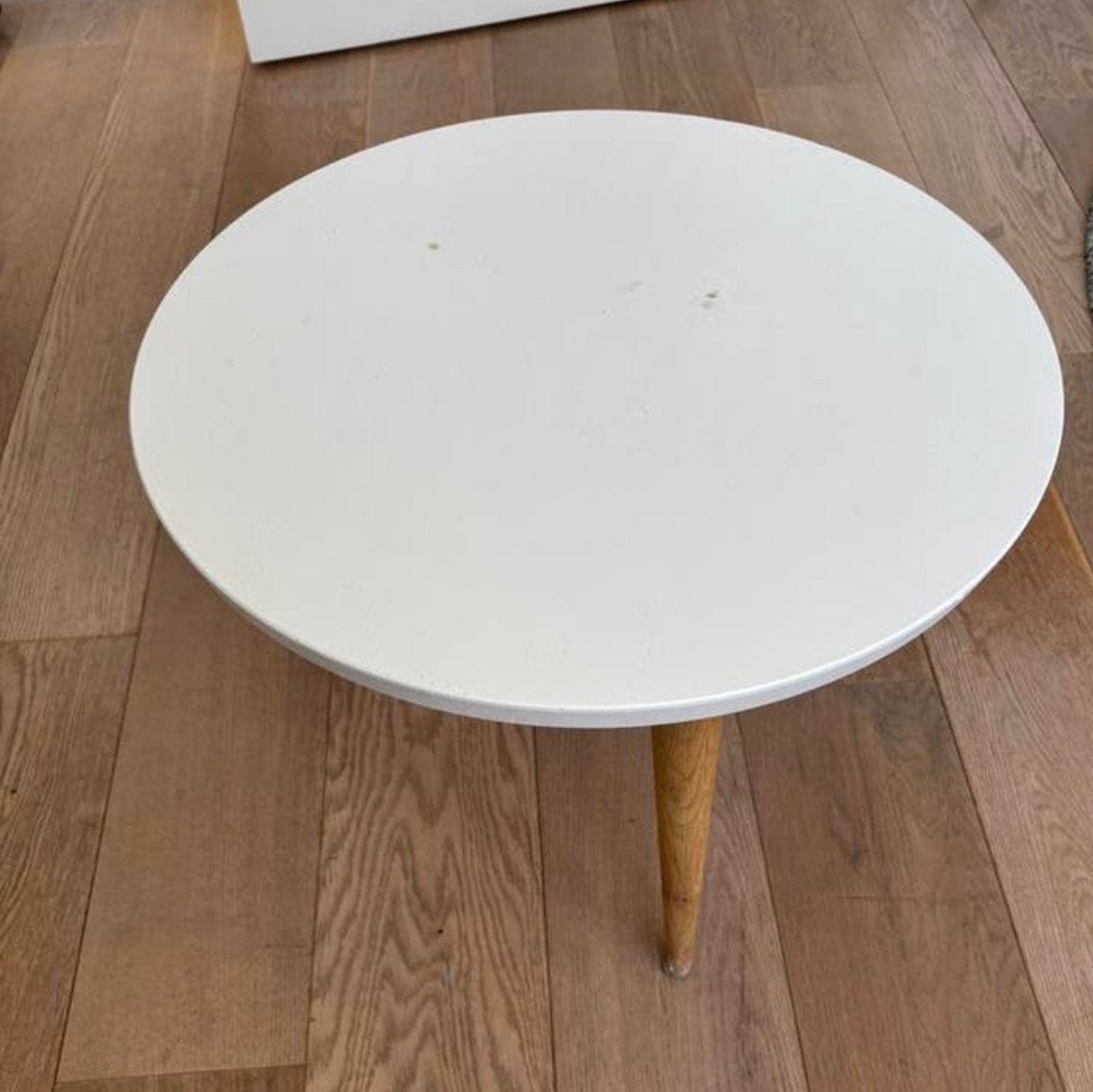 Salontafel, Minder dan 55 cm, Rond, Zo goed als nieuw, Ophalen