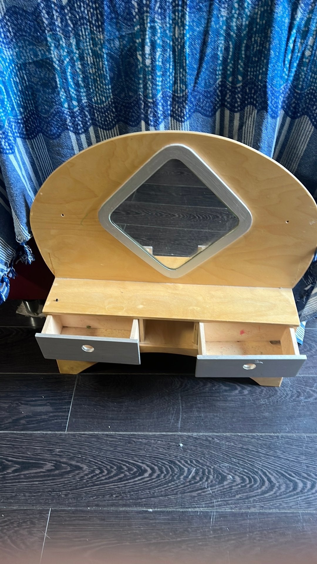 Kinder kaptafel hout, Ophalen, Gebruikt
