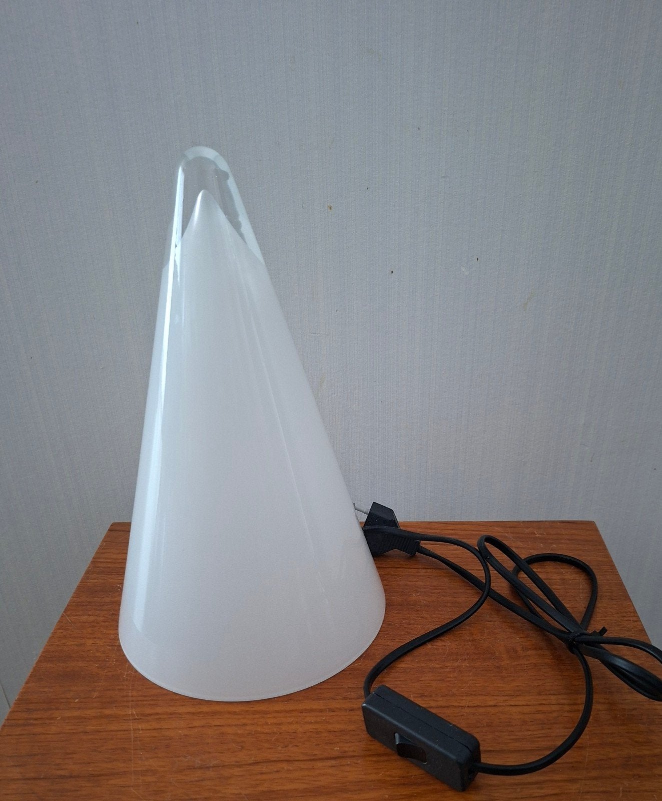Vintage jaren 70 80 Teepee tafellamp SCE Frankrijk, Ophalen of Verzenden, Glas, Vintage