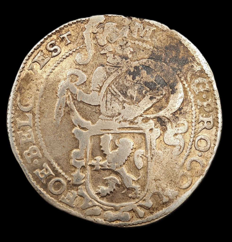 1638 Leeuwendaalder West-Friesland, Vóór koninkrijk, Zilver, Losse munt, Overige waardes