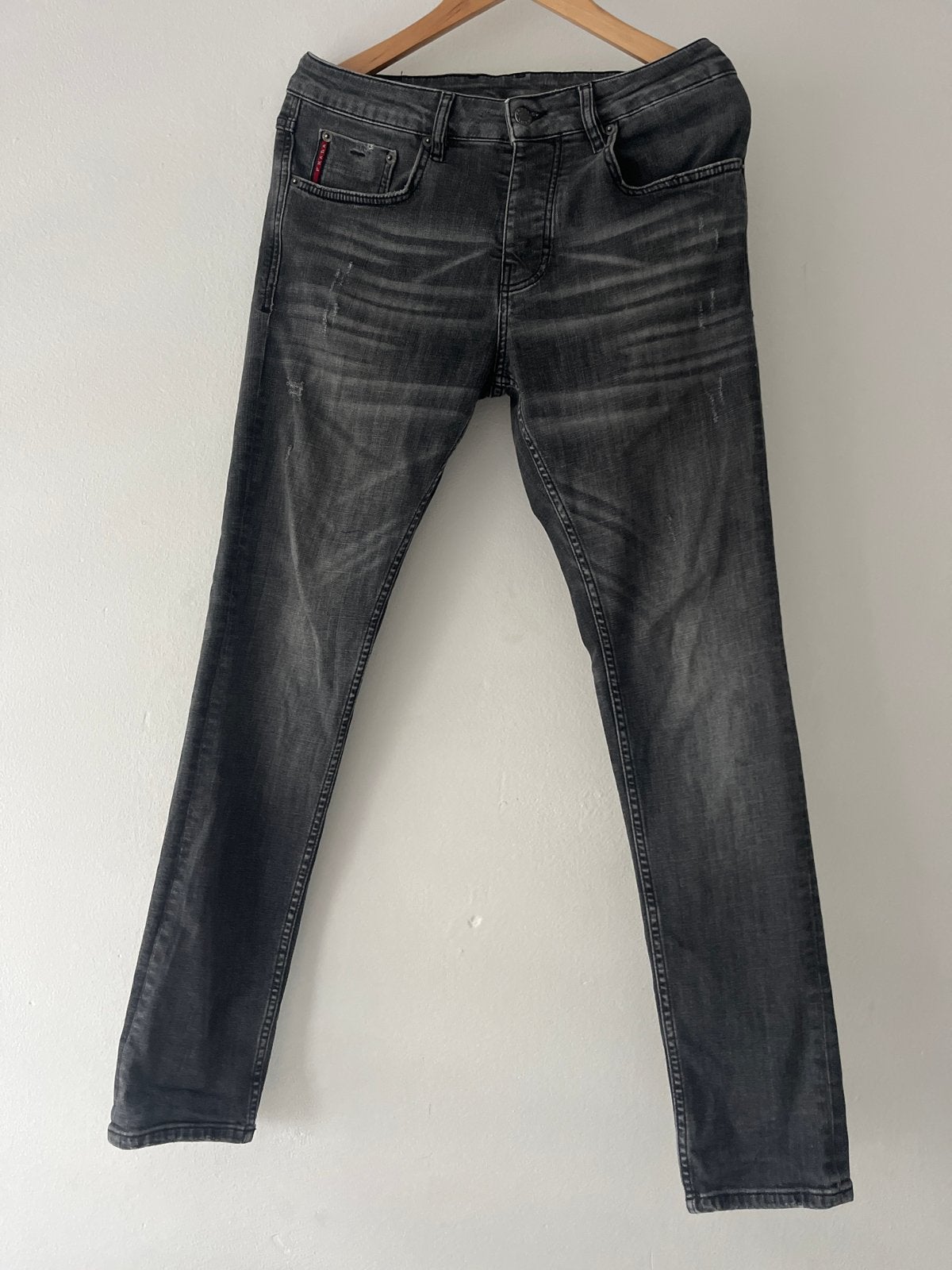 Prada Jeans - Zwart/Grijs - Maat W32, Kleding | Heren, Ophalen of Verzenden, Zo goed als nieuw, Zwart, W32 (confectie 46) of kleiner