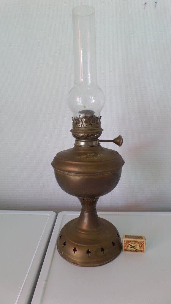 Iraanse olielamp, antiek-(#9168), Ophalen of Verzenden