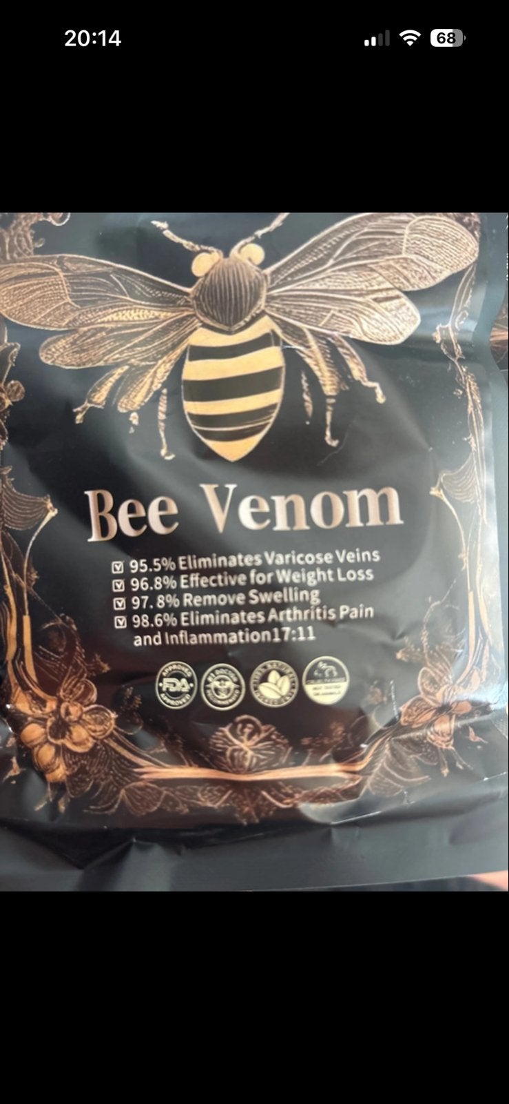 Bee Venom Afslankpoeder - Natuurlijke Ondersteuning, Ophalen of Verzenden, Nieuw, Poeder of Drank