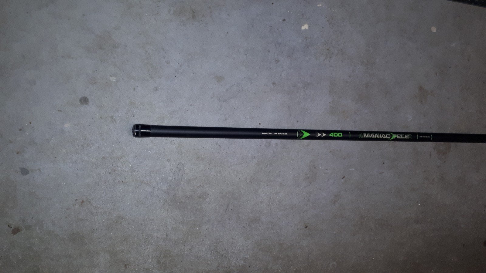 Maver Maniac tele handle 4 m., Watersport en Boten, Hengelsport | Algemeen, Ophalen of Verzenden, Zo goed als nieuw, Net of Fuik