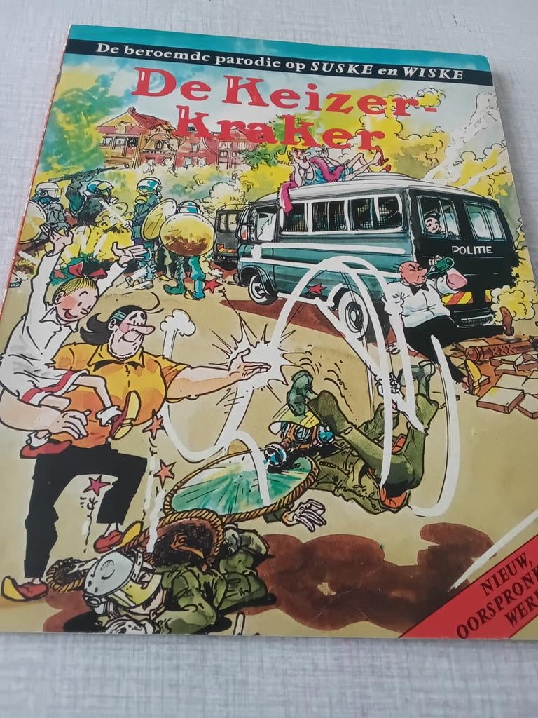 De beroemde parodie op Suske en Wiske.De Keizer- kraker, Boeken, Stripboeken, Eén stripboek, Ophalen of Verzenden