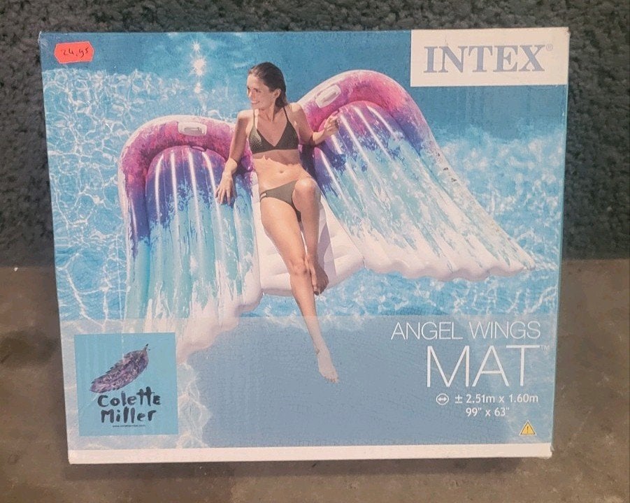Intex Angel Wings Mat XL - Opblaasbaar Ligbed Water, Ophalen of Verzenden, Nieuw