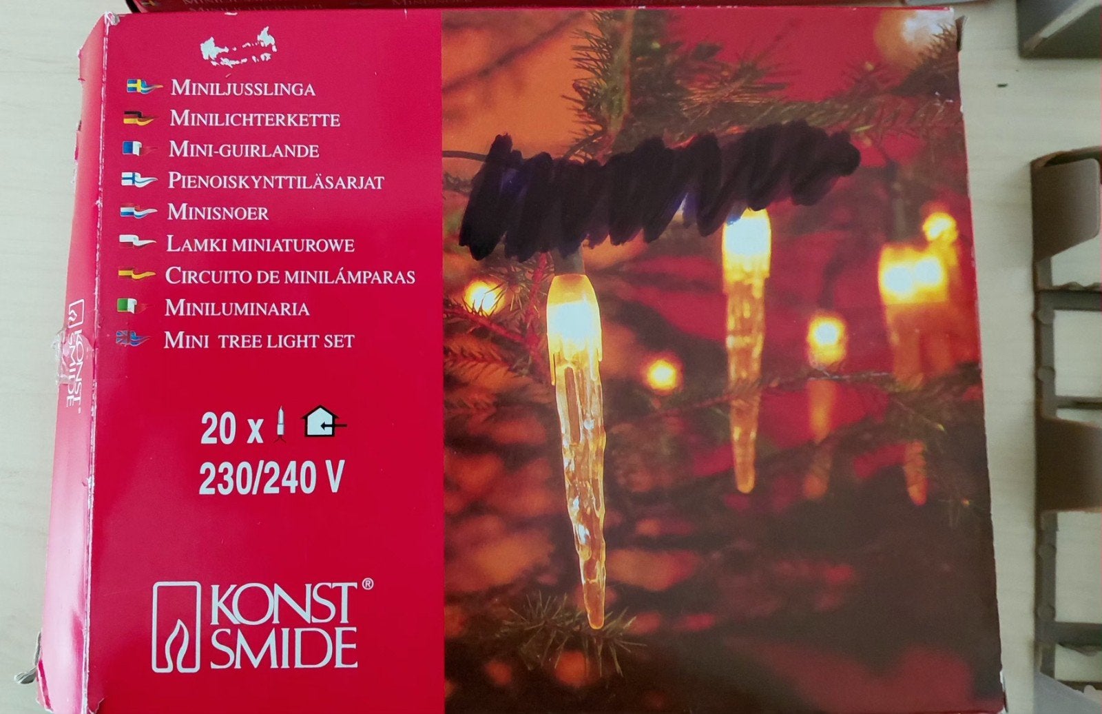 Kerstverlichting. IJspegels 2 stuks., Ophalen of Verzenden, Zo goed als nieuw