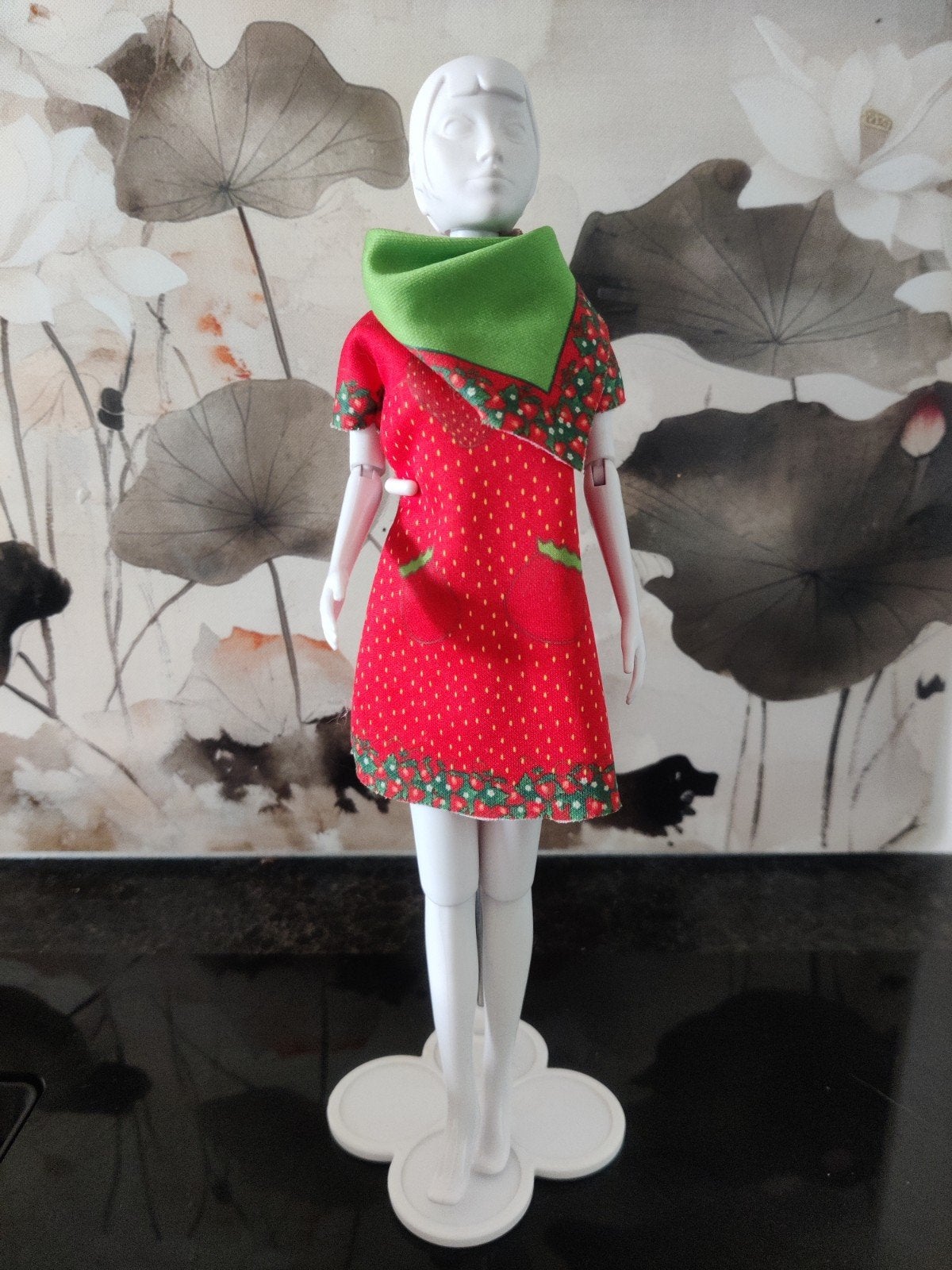 Dress the Doll Pop en naaipakket voor poppenkleding - Roos, Ophalen of Verzenden, Nieuw, Overige typen