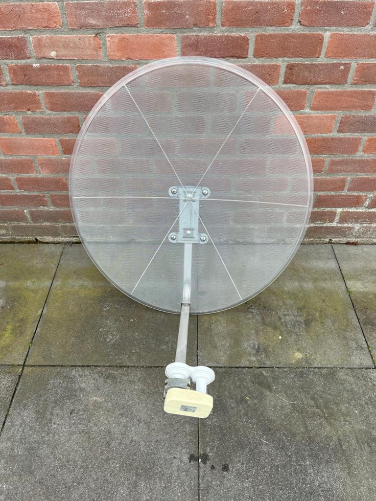 Satelliet schotel transparant 80cm, Ophalen, Gebruikt, (Schotel)antenne, Overige merken