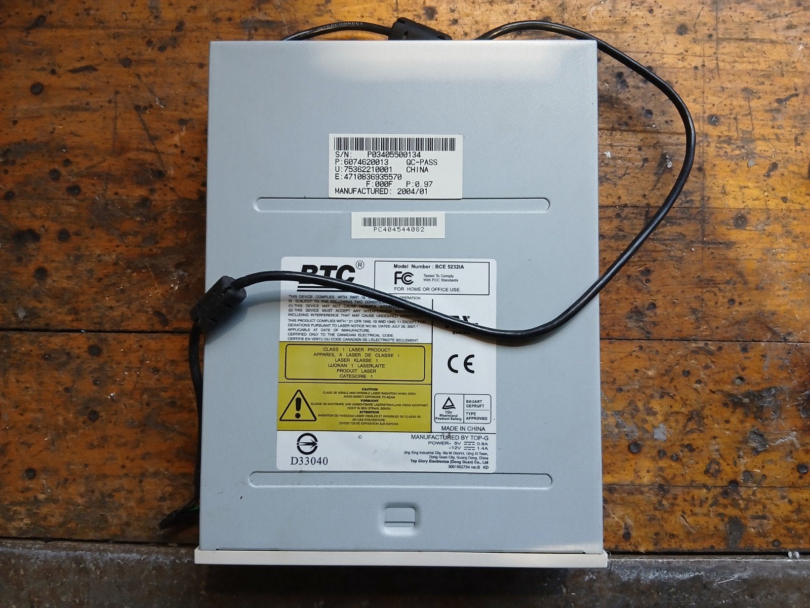 BTC BCE 5232IA Externe CD/DVD-brander met kaartlezer, Computers en Software, Gebruikt, Jing Xing Industrial City, Xia Men Guang Dong, China