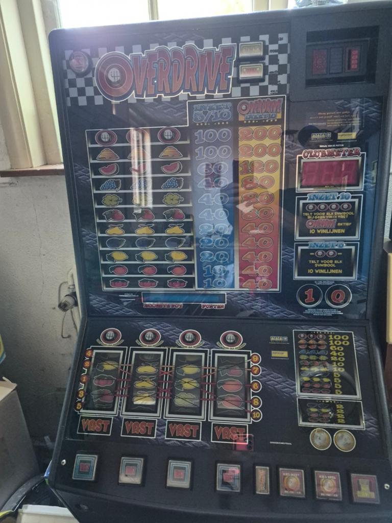Gokkast overdrive, Verzamelen, Automaten | Gokkasten en Fruitautomaten, Euro, Ophalen of Verzenden, Gebruikt