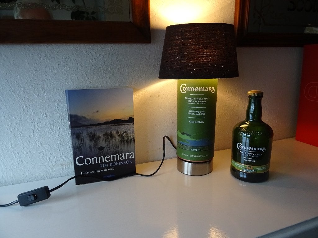 Whiskey schemerlamp Ierland, Connemara, Ophalen of Verzenden, Zo goed als nieuw