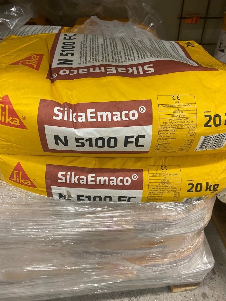 SikaEmaco N 5100 FC lichtgrijs 20kg - 2x nieuw!, Ophalen, Overige materialen, 30 cm of meer, -